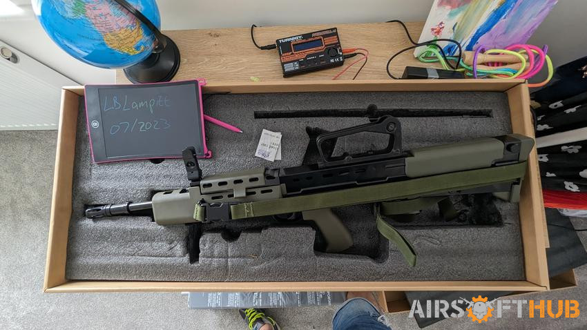Star (ares) sa80a2 with extras - Used airsoft equipment