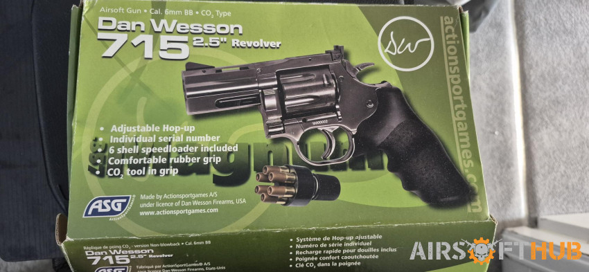 Dan Wesson 715 2.5" Revolver - Used airsoft equipment