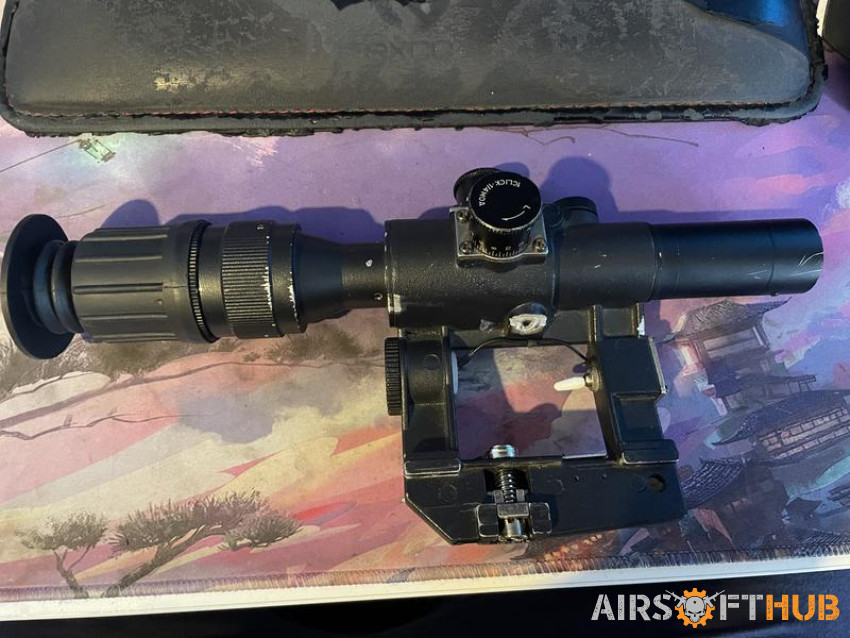 Replica PSO-1 Optic for AK/SVD - Used airsoft equipment