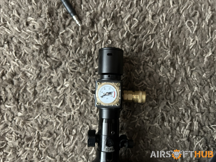 Hpa tank and two lines - Used airsoft equipment