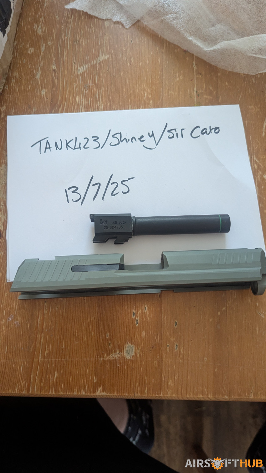 Shooters design titanium HK45 - Used airsoft equipment