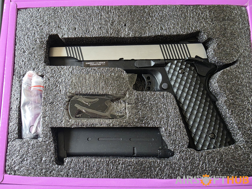Raven 1911 MEU Black/Silver - Used airsoft equipment