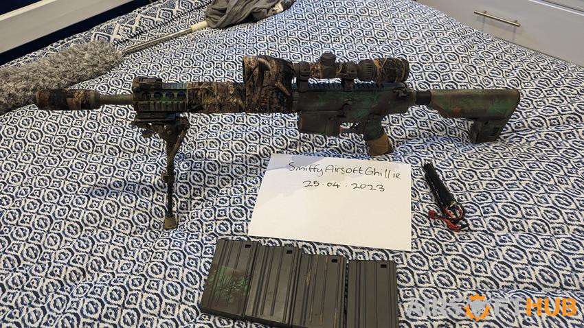 A&K SR25 *Fully Upgraded* - Used airsoft equipment