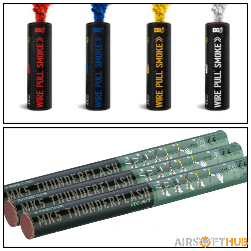 Airsoft Pyrotechnics - Used airsoft equipment