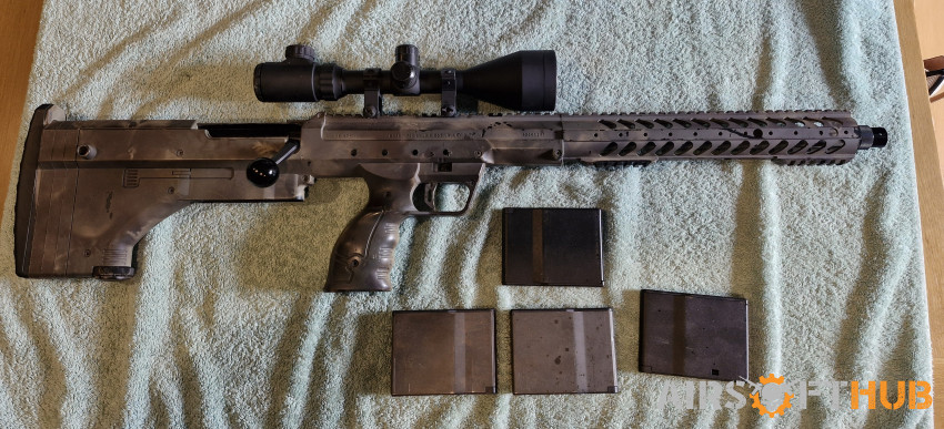 Srs a1 with 4 mags - Used airsoft equipment