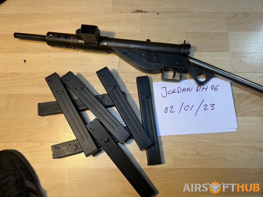 AGM Sten and mags - Used airsoft equipment