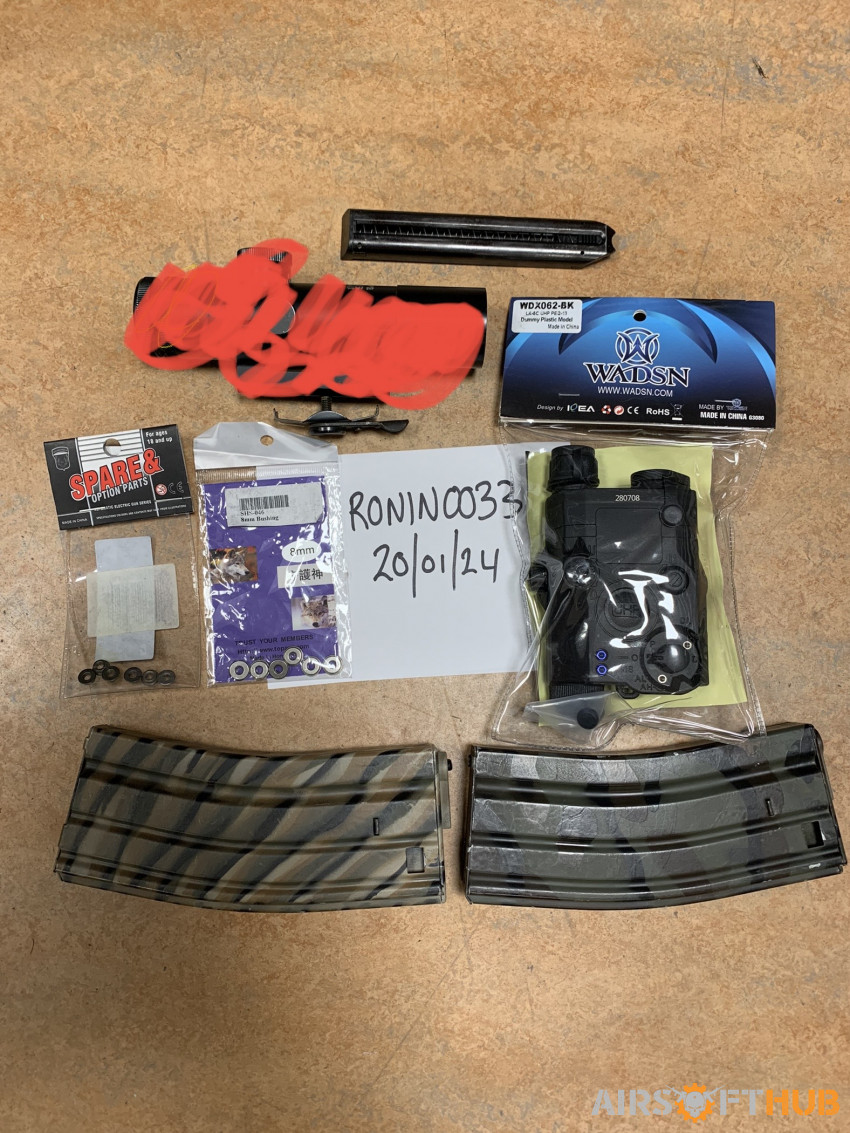 Various Parts - Used airsoft equipment