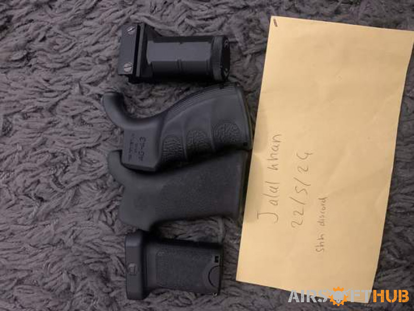 Stocks and grips - Used airsoft equipment