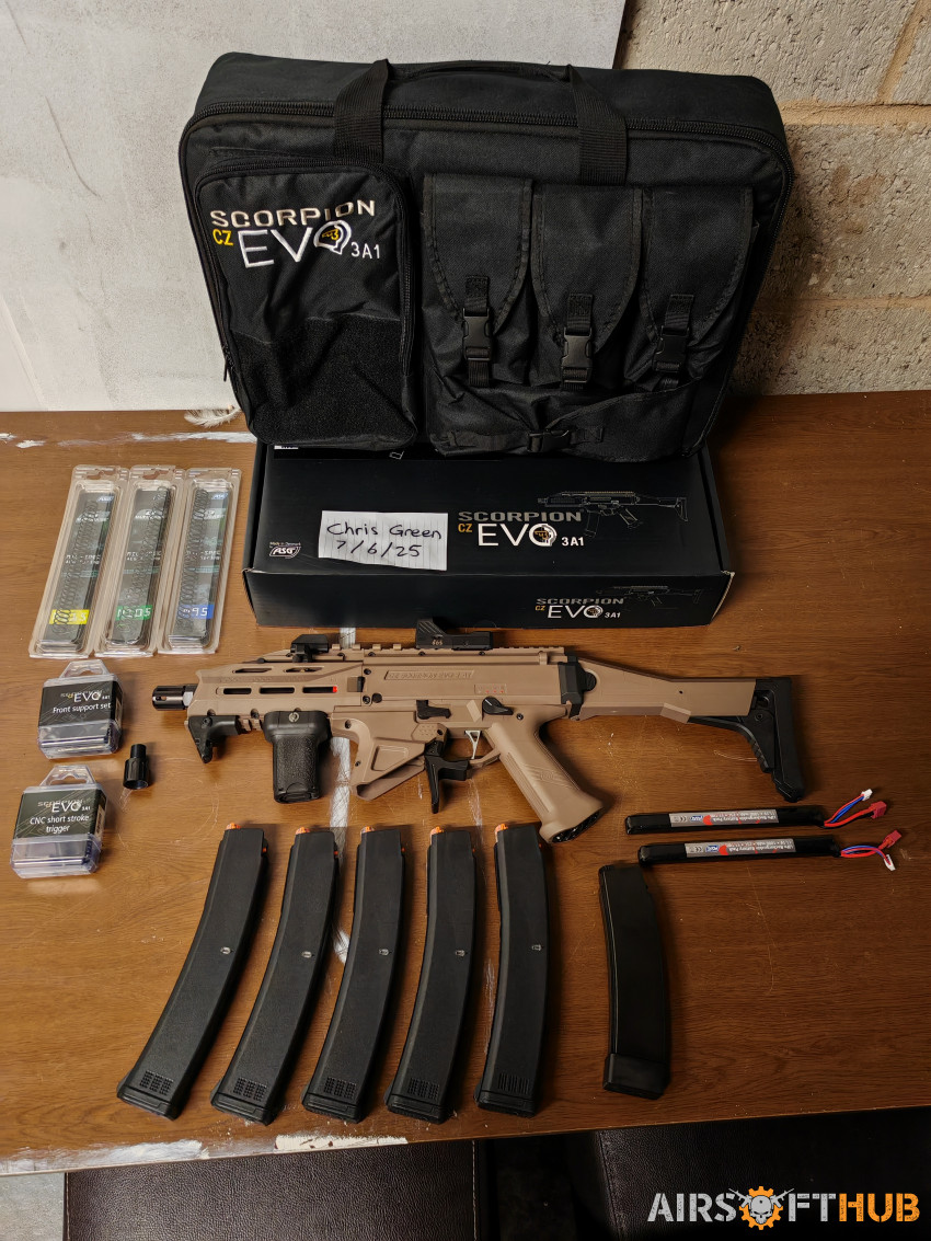 Scorpion Evo 3 ATAK BUNDLE - Used airsoft equipment
