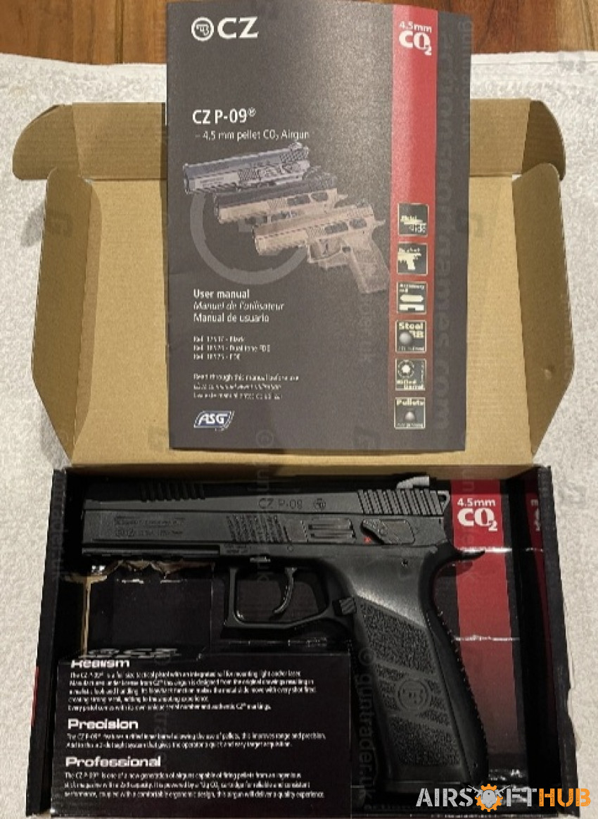 Asg cz P-09 air pistol 177 - Used airsoft equipment