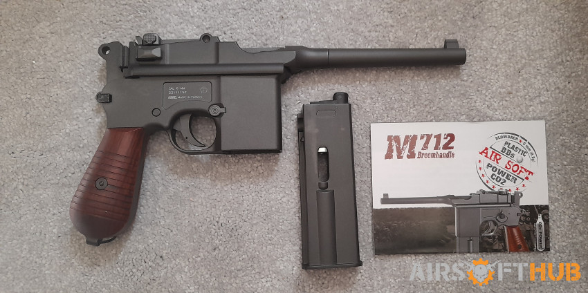 KWC M712 BROOMHANDLE Co2 PISTO - Used airsoft equipment