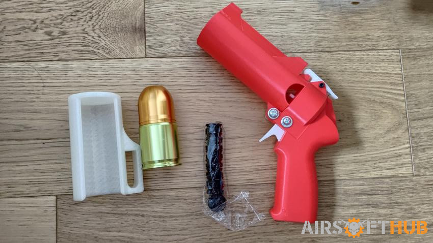 40 mm launcher with holster - Used airsoft equipment