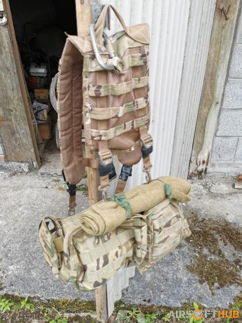 Battle belt, and tactical vest - Used airsoft equipment