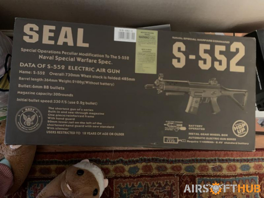 S-552 - Sig Electric Gun - Used airsoft equipment