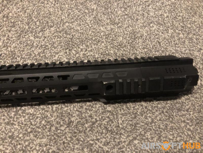 Metal mlok rail with muzzle - Used airsoft equipment