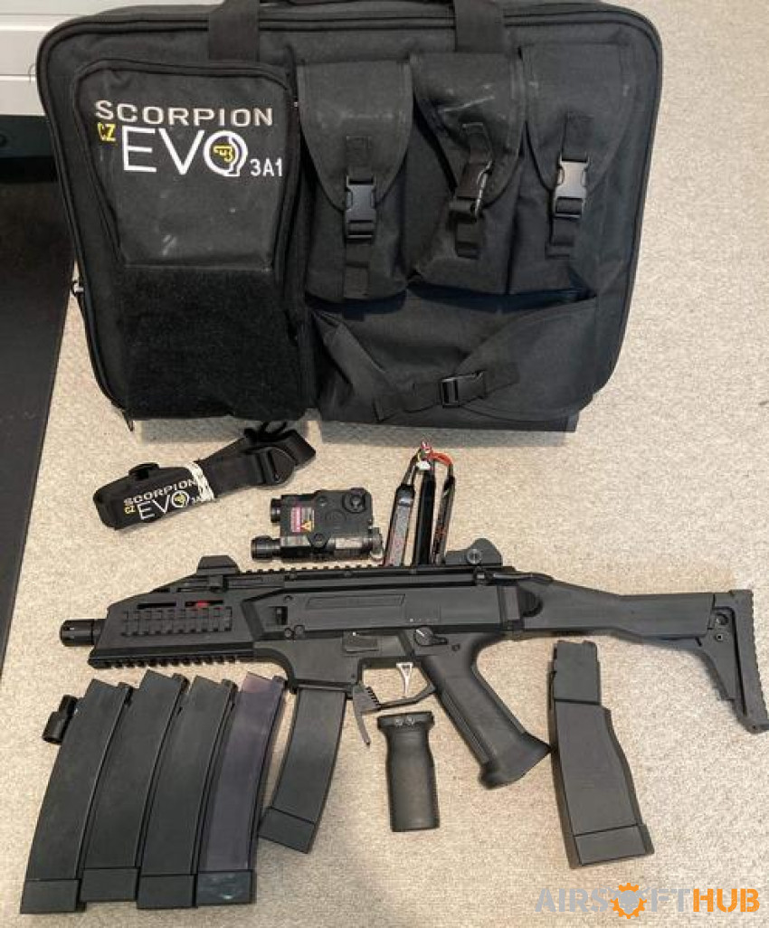 Scorpion Evo package - EVOTEK - Used airsoft equipment