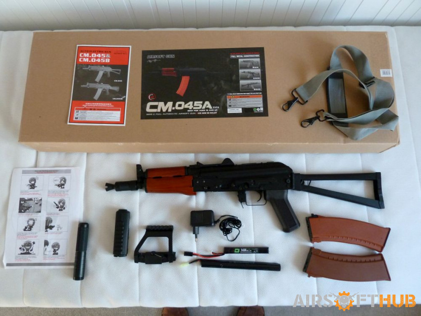 Cyma CM.045A AKS-74U real wood - Used airsoft equipment