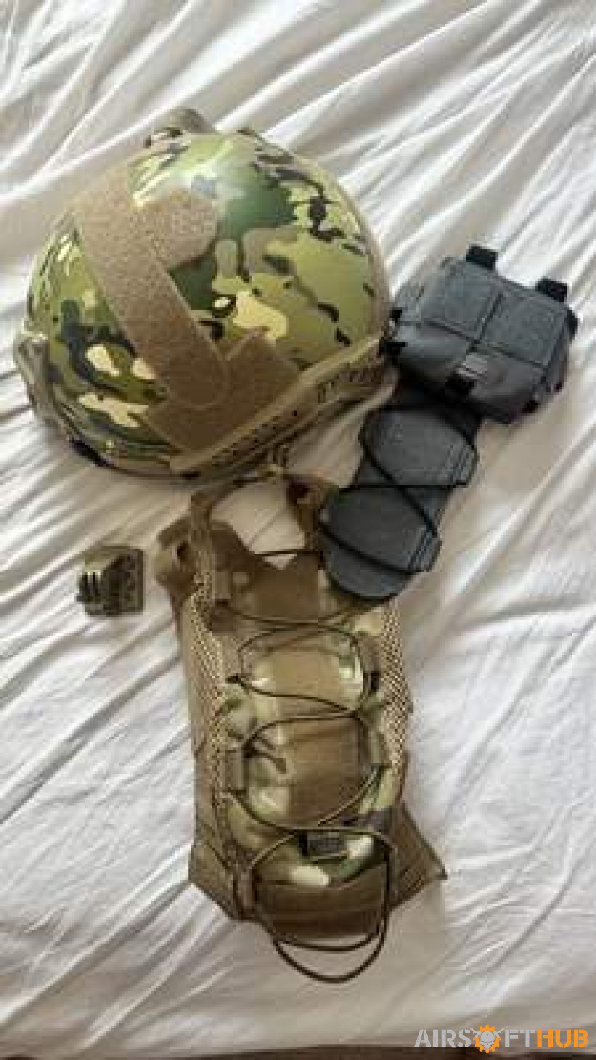 Helmet with MTP Cover - Used airsoft equipment