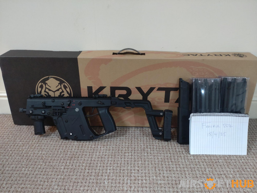 Krytac Vector GBB 7 Mags - Used airsoft equipment