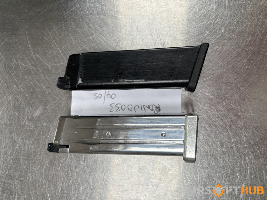 TM Hi Capa & WE Glock Mags - Used airsoft equipment