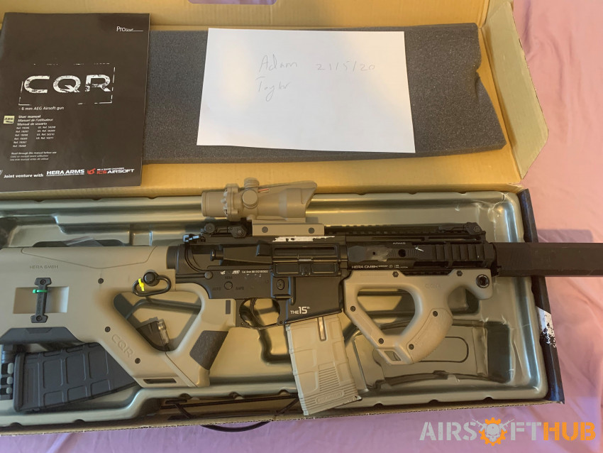 ICS ASG HeraArms CQR with Exts - Used airsoft equipment