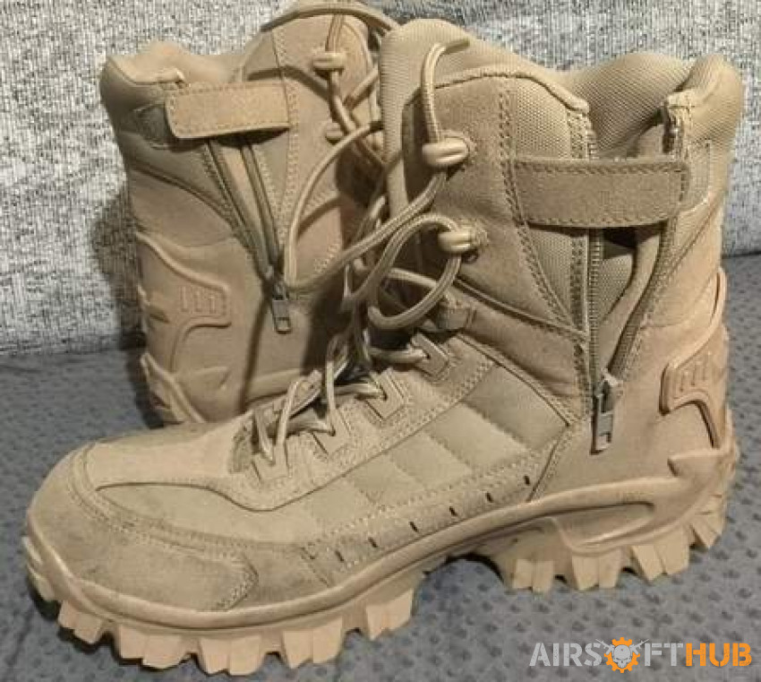 Military style tan boots 9 - Used airsoft equipment