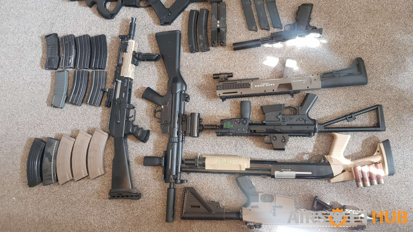 Selling part of my inventory - Used airsoft equipment