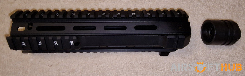 AngryGun L119A2 Rail System - Used airsoft equipment