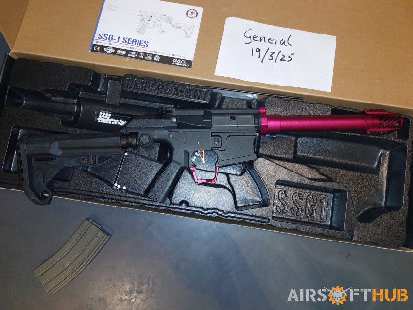 Ssg1 g&g m4 upgraded - Used airsoft equipment