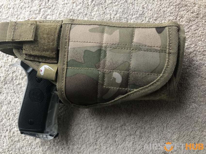 M9 pistol and holster for sale - Used airsoft equipment