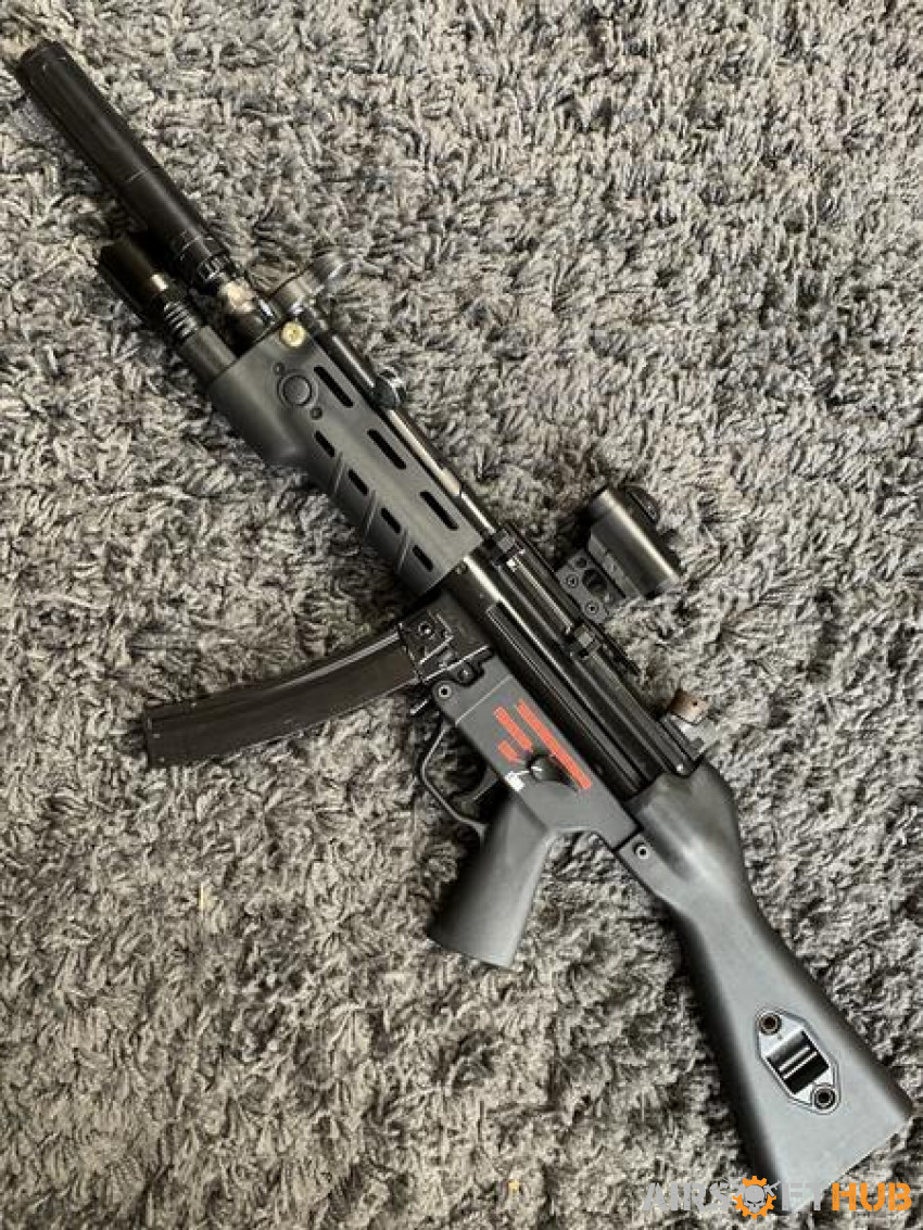WE APACHE MP5A4 - Used airsoft equipment