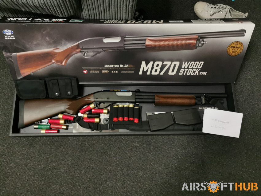 Tokyo Marui m870 shotgun - Used airsoft equipment