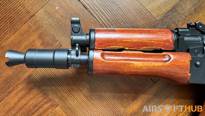 AKS-74U EBB Wood/Steel - Used airsoft equipment
