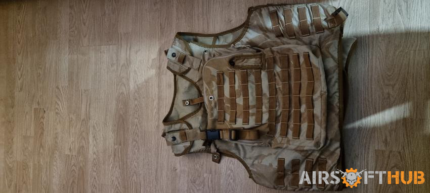 British military vest - Used airsoft equipment