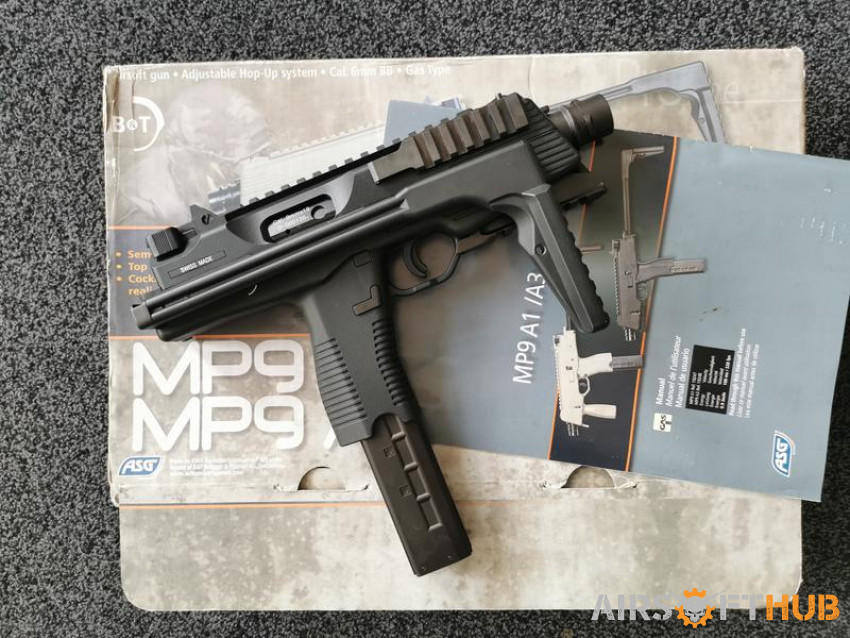 ASG MP9 GBB - Used airsoft equipment