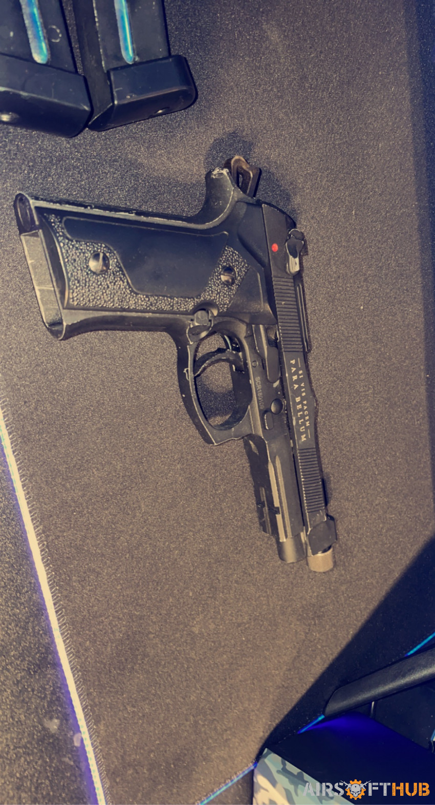 M9 Gas Bellum X pistol - Used airsoft equipment