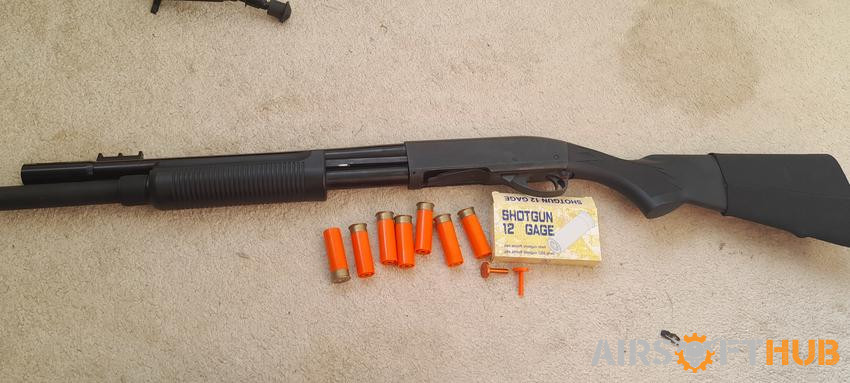 Gas shell ejecting pump action - Used airsoft equipment