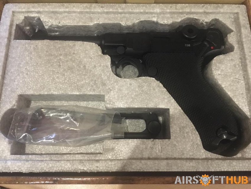 Air soft pistol - Luger P.08 - Used airsoft equipment