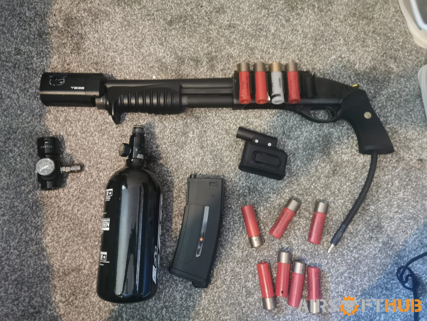Tm m870 breacher hpa - Used airsoft equipment