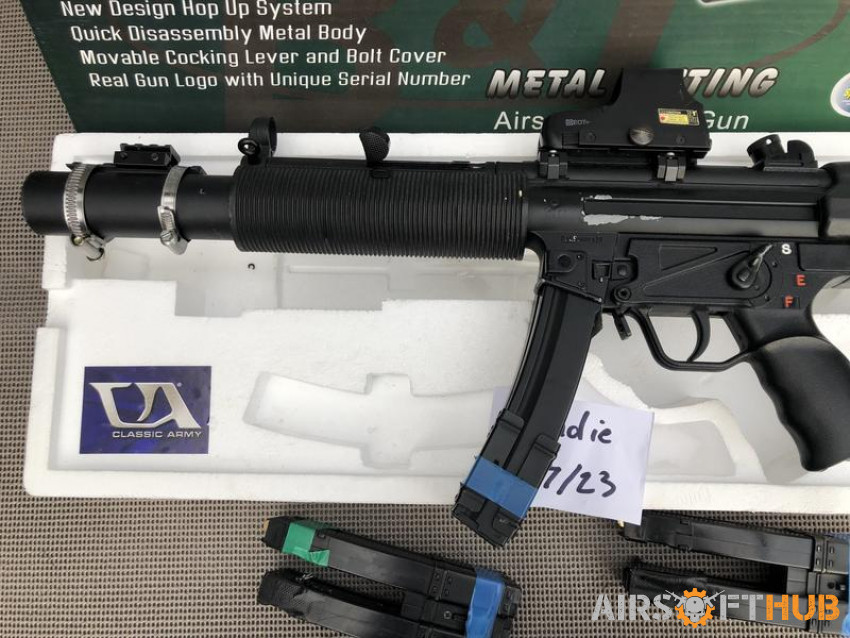 HPA B&T Classic Army MP5 SD2 - Used airsoft equipment
