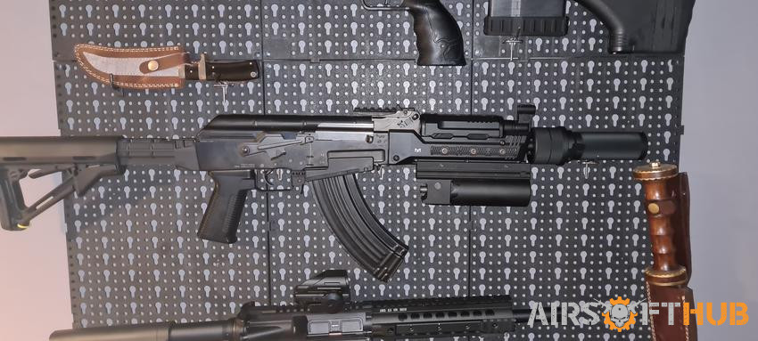 Upgraded tm ak storm - Used airsoft equipment