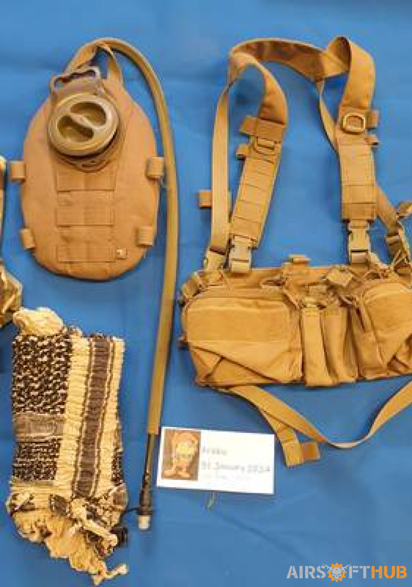 Lite Action Tan  Gear Set - Used airsoft equipment