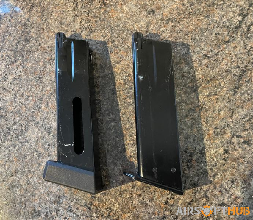 KJW CZ75 Gas mags - Used airsoft equipment