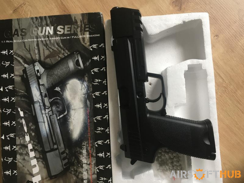 MK23 socom NBB gas pistol - Used airsoft equipment
