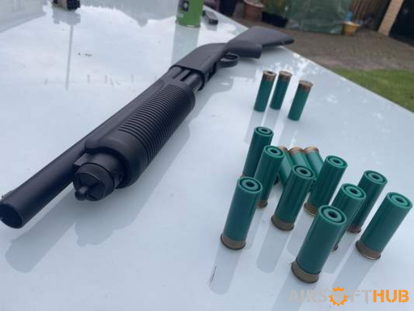 Tanaka M870 + 17 shells - Used airsoft equipment