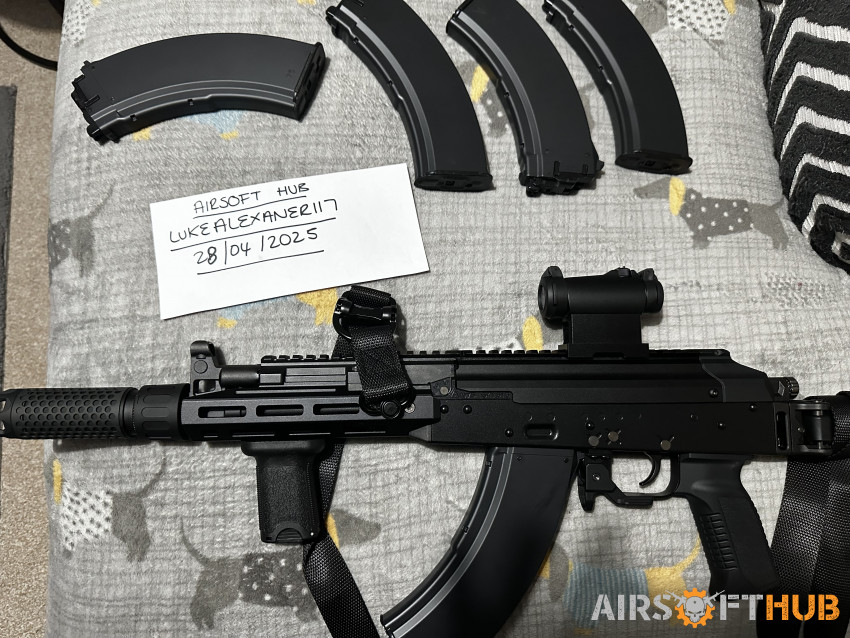 Gas blowback AKX bundle - Used airsoft equipment