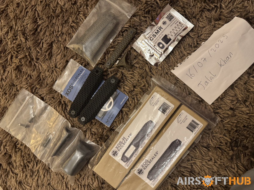 Rail scale grips and covers - Used airsoft equipment