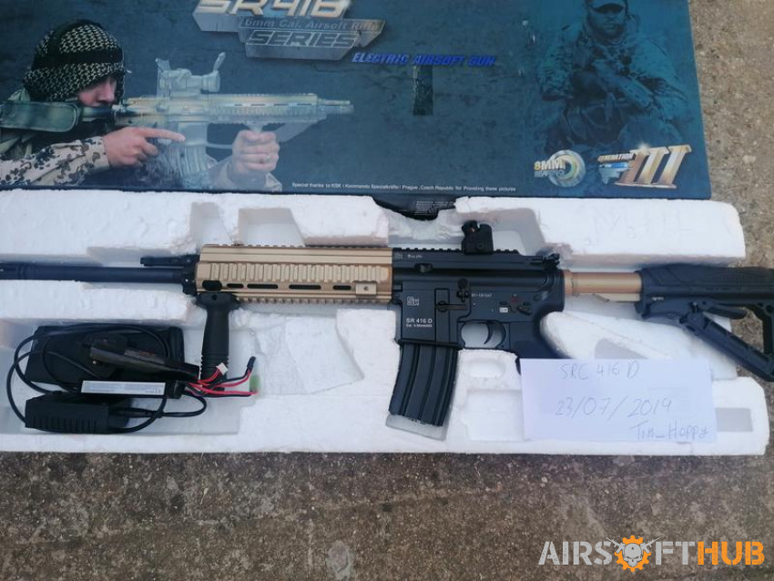 SRC 416D - Used airsoft equipment