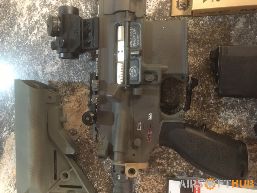 WE HK416 GBBR Custom Paint Job - Used airsoft equipment