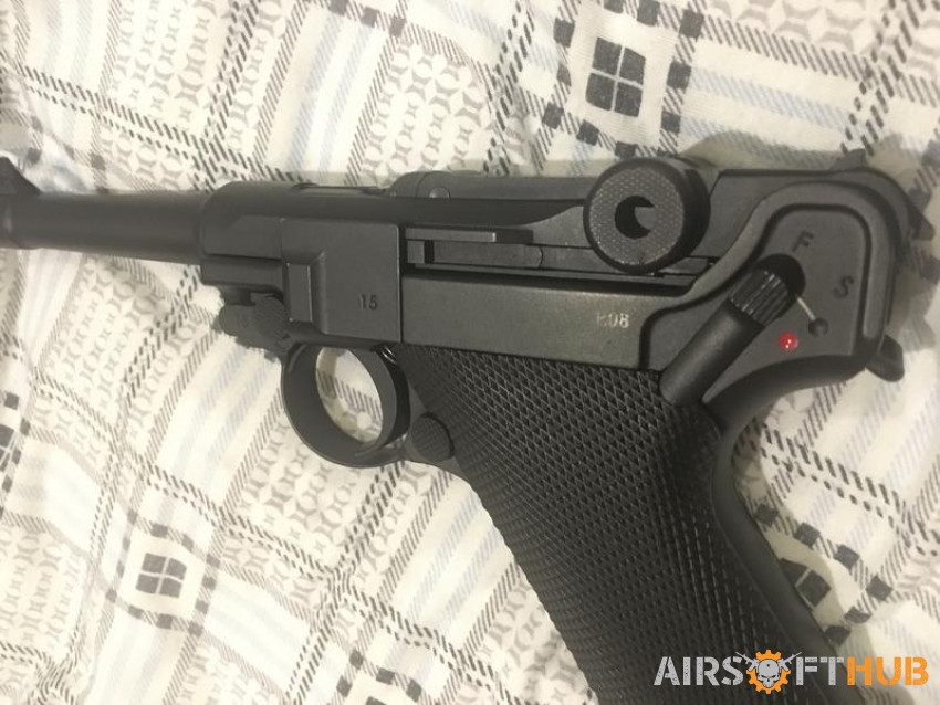 Air soft pistol - Luger P.08 - Used airsoft equipment